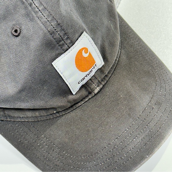 Carhartt Workwear Trucker Hat Gray Mesh Snapback - Picture 5 of 8